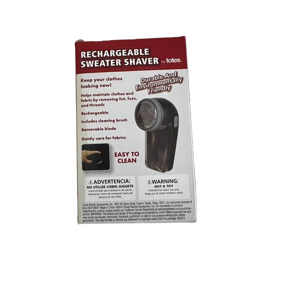 Rechargeable Sweater Shaver, Black - Picture 3 of 3